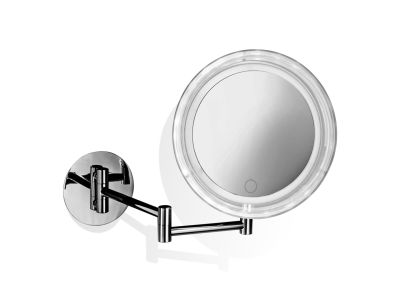 Oglinda cosmetica Decor Walther BS 17 Touch x5, 19.5cm iluminare LED, montare pe perete, conectare la retea