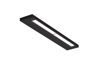 Aplica Decor Walther Slim 60 N LED 31.2W, 2x60x10cm, IP44, negru mat