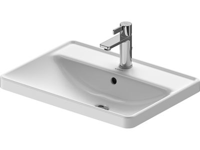 Lavoar Duravit D-Neo 60cm, montare pe blat, alb
