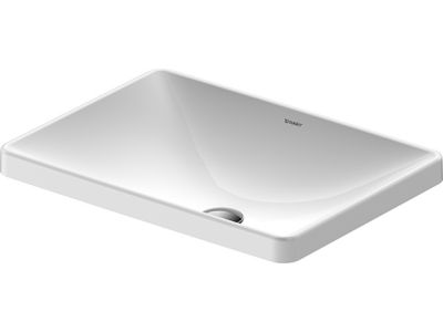 Lavoar Duravit D-Neo 60cm, fara orificiu baterie, fara preaplin, alb