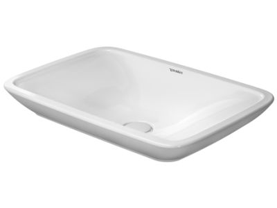 Lavoar tip bol Duravit PuraVida 70cm, ventil ceramic, montare pe blat