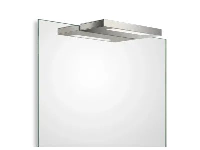 Aplica clip-on pentru oglinda Decor Walther Slim 1-N LED 7.8W, 24cm, IP44, nichel satinat