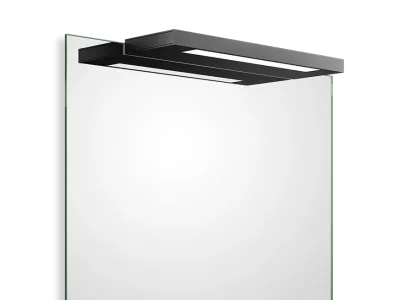 Aplica clip-on pentru oglinda Decor Walther Slim 1-N LED 15W, 34cm, IP44, negru mat