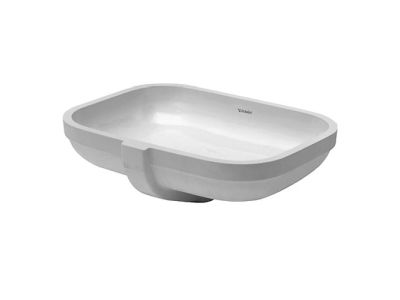 Lavoar Duravit Happy D 48cm, montare sub blat