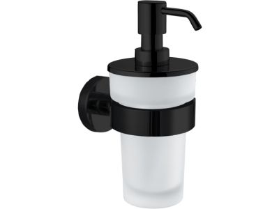 Dispenser sapun lichid Decor Walther Basic, negru mat
