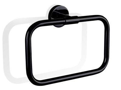 Inel port prosop Decor Walther Basic, negru mat