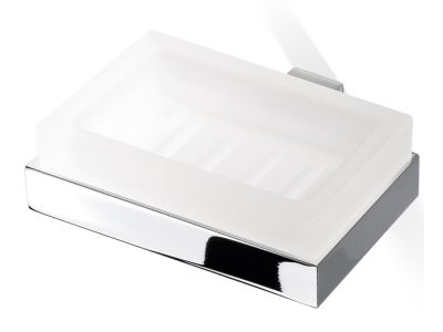 Savoniera cu suport de perete Decor Walther Corner, crom