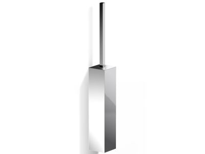 Perie WC cu suport Decor Walther Corner cu prindere pe perete, h 54cm, crom