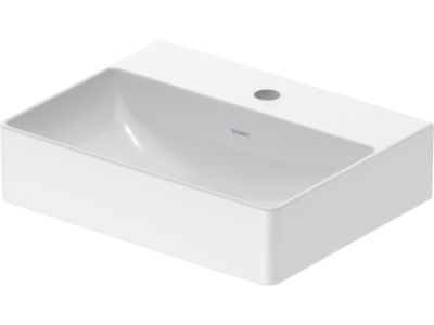 Lavoar Duravit DuraSquare 45x35cm, fara preaplin, WonderGliss, alb