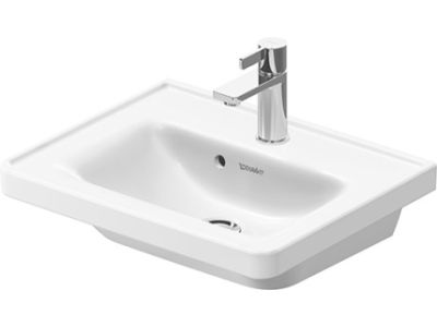 Lavoar Duravit D-Neo 50x40cm, montare pe mobilier, alb