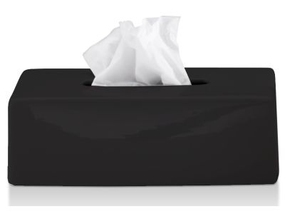 Cutie servetele Decor Walther Porzellan KB 88, 8.5 x 14 x 26cm, negru