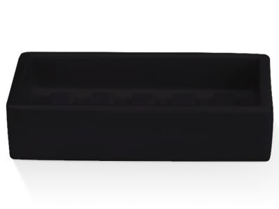 Savoniera Decor Walther Porzellan DW 615, 12cm, negru