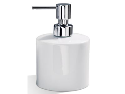Dozator sapun lichid Decor Walther Porzellan DW 520, 430ml, alb-crom