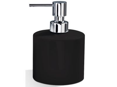 Dozator sapun lichid Decor Walther Porzellan DW 520, 430ml, negru matr-crom