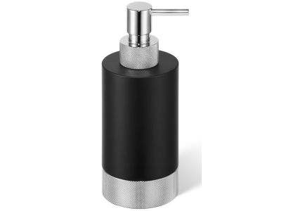 Dozator sapun lichid Decor Walther Club SSP 1 fatetat, h 17.5cm, negru mat-crom