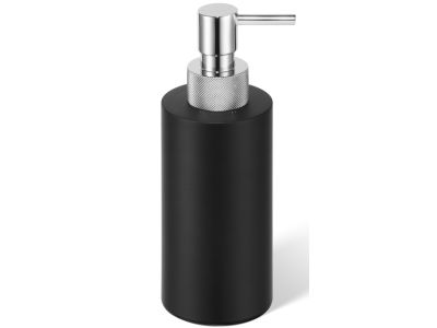Dozator sapun lichid Decor Walther Club SSP 3, h 17.5cm, negru mat-crom