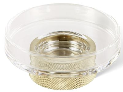 Savoniera Decor Walther Club STS, 11cm, cristal, auriu mat