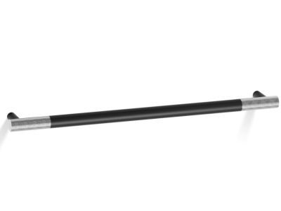 Bara port prosop Decor Walther Club HTE40, 40cm, negru mat-crom