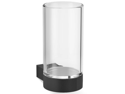 Pahar cu suport de perete Decor Walther Club WMG, 12.5cm, cristal, negru mat