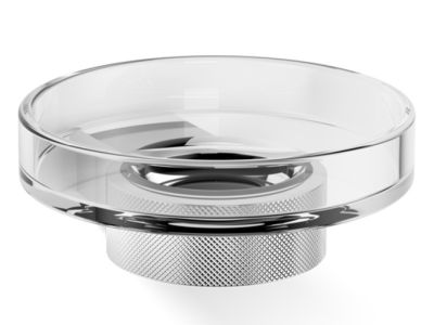 Savoniera cu suport de perete Decor Walther Club WSS, 6cm, cristal, crom