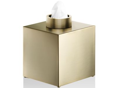 Cutie servetele Decor Walther Club KB, 13x13cm, auriu mat 24k