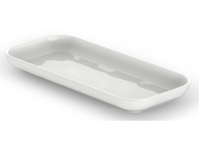 Tava Decor Walther Porzellan DW 542, 2.5x24.2x10.9cm, alb