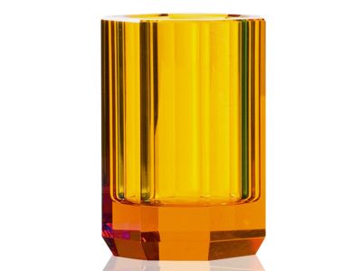 Pahar suport Decor Walther Kristall KR BER, 10x7cm, ambra