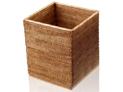 Cos de gunoi Decor Walther Basket QK Square, h 30cm, rattan inchis