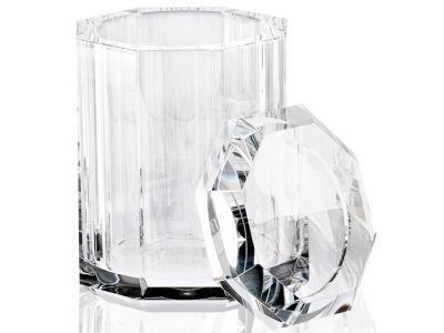 Cutie cu capac Decor Walther Kristall KR BMD, 14x9cm, transparent