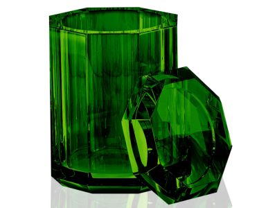 Cutie cu capac Decor Walther Kristall KR BMD, 14x9cm, verde