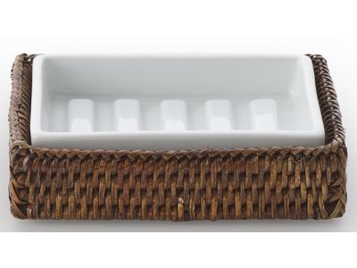 Savoniera Decor Walther Basket STS, 13..5x9.5cm, rattan inchis