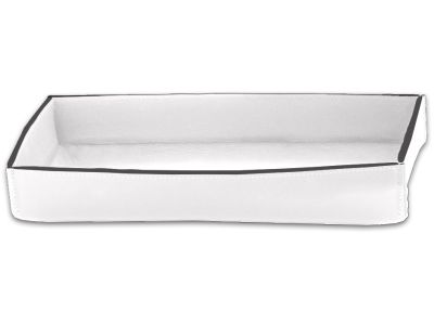 Tava Decor Walther Nappa TAB L, 29x17cm, piele, alb