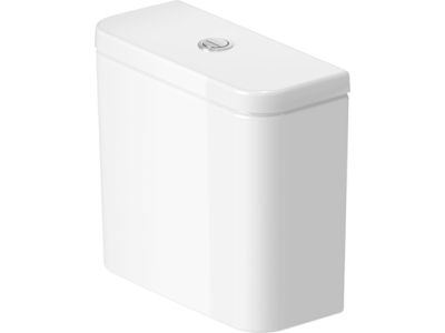 Rezervor wc Duravit No.1 Dual Flush, 6/3 litri, cu alimentare laterala, alb