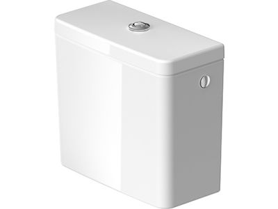 Rezervor wc Duravit D-Neo cu dubla comanda si alimentare laterala cu finisaj WonderGliss