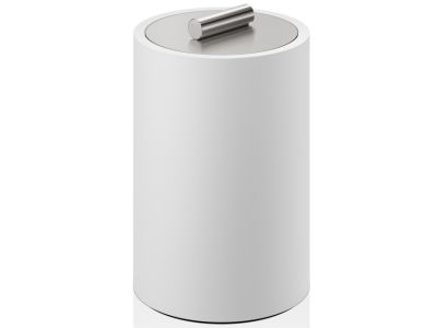 Cutie cu capac Decor Walther Stone DMD L, 16x10cm, alb-inox mat