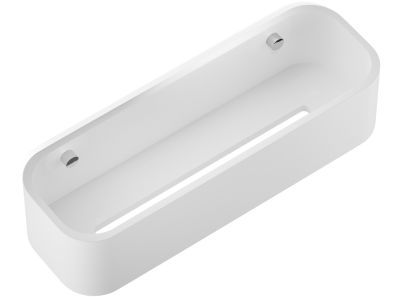 Etajera dus Decor Walther Stone DCT30, 30x10cm, alb-crom