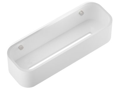 Etajera dus Decor Walther Stone DCT30, 30x10cm, alb-inox mat