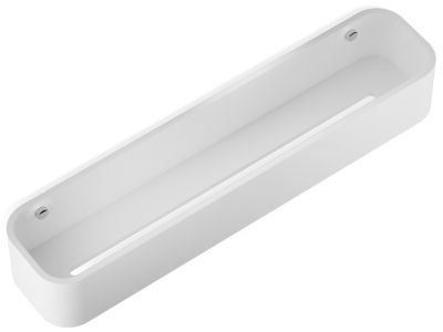 Etajera dus Decor Walther Stone DCT46, 45x10cm, alb-crom