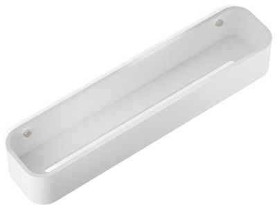 Etajera dus Decor Walther Stone DCT46, 45x10cm, alb-inox mat