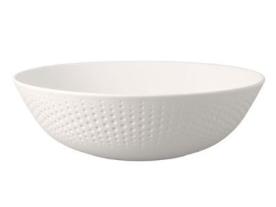 Bol decorativ Villeroy & Boch Manufacture Collier 28x8cm, alb