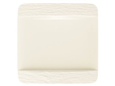 Farfurie plata Villeroy & Boch Manufacture Rock Blanc 28x28cm