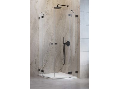 Usa de dus Radaway Essenza Pro PDD 80cm, orientare dreapta, gunmetal periat