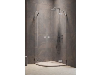 Usa de dus Radaway Essenza Pro PDD 80cm, orientare dreapta, nickel periat