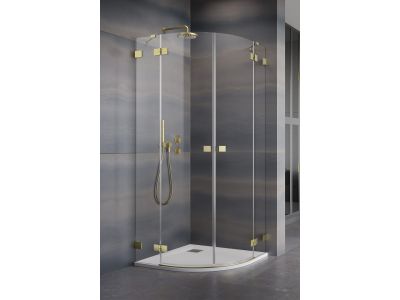 Usa de dus Radaway Essenza Pro PDD 80cm, orientare stanga, auriu periat