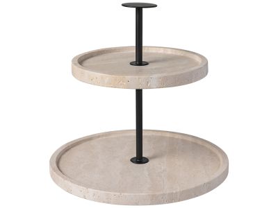 Platou etajat Villeroy & Boch Manufacture Travertine 24.5cm