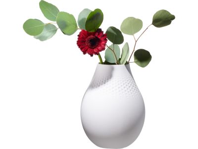 Vaza Villeroy & Boch Manufacture Collier Perle Tall 20cm alba