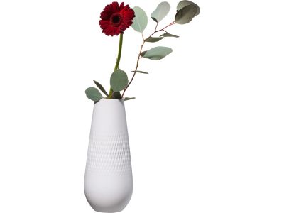 Vaza Villeroy & Boch Manufacture Collier Carre Tall 26cm alba