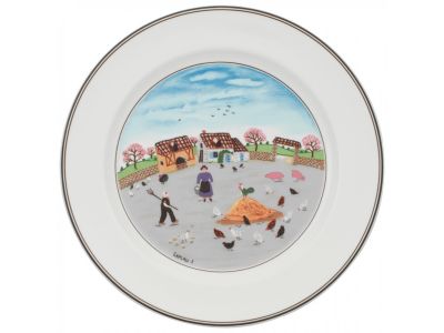 Farfurie plata Villeroy & Boch Design Naif Poultry Farm 27 cm