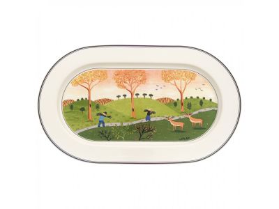 Platou oval Villeroy & Boch Design Naif 34 cm