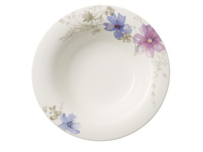 Farfurie adanca Villeroy & Boch Mariefleur Gris Basic 23cm